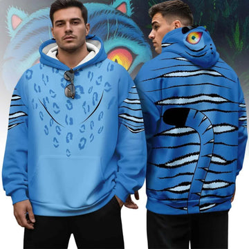 Kpop Hunter Tiger Derpy Costume Shirt, Tiger Derpy Cosplay Hoodie, Kpop Movie Fan Gift, Demon Hunter Merch, Halloween Costume Clothing