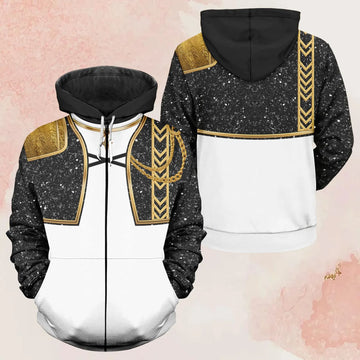 Rumi Kpop Demon Hunters Costume Hoodie, Golden Rumi Cosplay Shirt, Kpop Huntrix Sweatshirt, Huntrix Kpop Outfit, Halloween Gift For Her