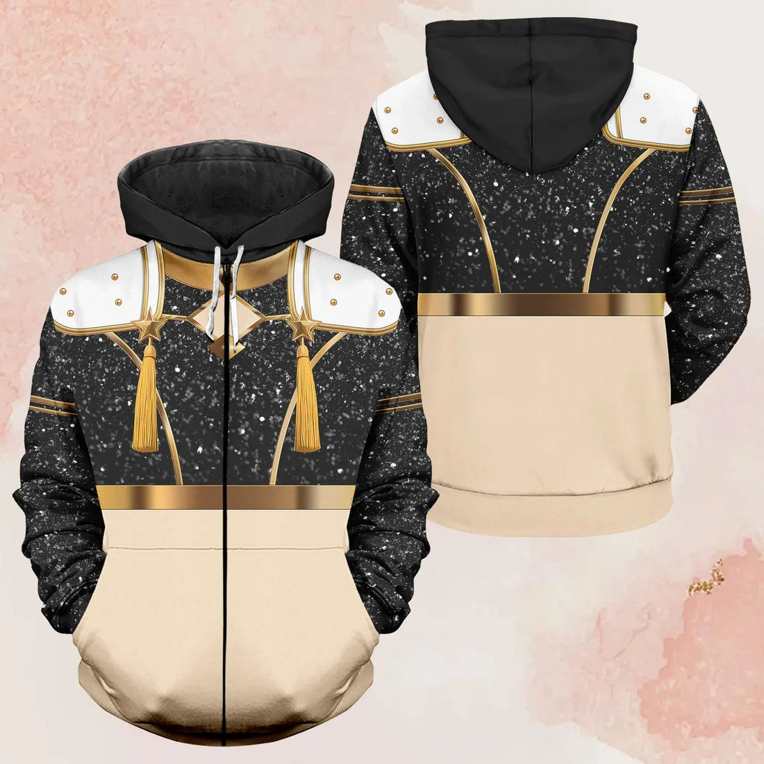 Zoey Kpop Demon Hunters Costume Hoodie, Golden Zoey Cosplay Shirt, Kpop Huntrix Sweatshirt, Huntrix Kpop Outfit, Halloween Tee Gifts