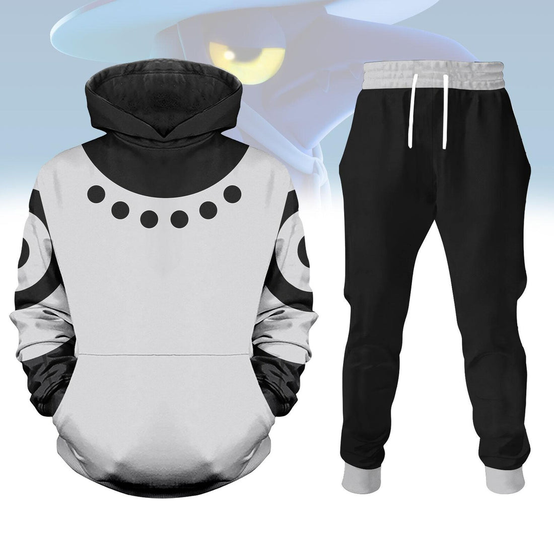 Sussy Demon Hunters Costume Hoodie Jogger, Derpy Tiger and Sussie Bird Cosplay Hoodie, Kpop Demon Hunters, Saja Boys Cosplay Gift