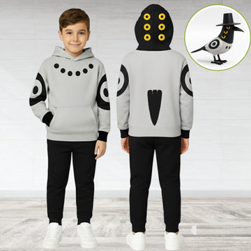 Kpop Demon Hunters Sussy Costume Hoodie, Derpy Tiger Cosplay Hoodie And Joggers, Derpy Tiger Costume Hoodie, Sussy Hoodie