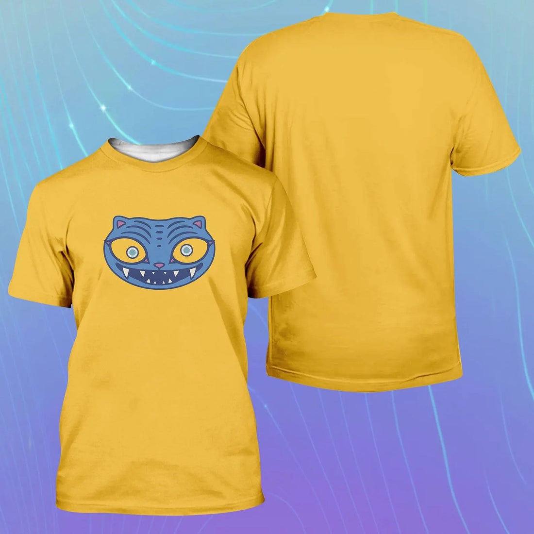 Kpop Demon Hunters Zoey Women Yellow Derpy Tiger Hoodie Cosplay Costume, Zoey Sweatshirt, Huntrix Saja Girls Tee,Halloween Gift For Her