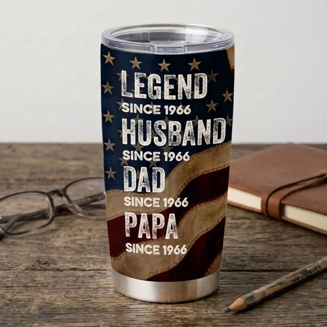 American Legend Husband Dad Papa Personalized Tumbler Gift For Dad Fathers Day Gift American Dad Gift Birthday Gift For Him