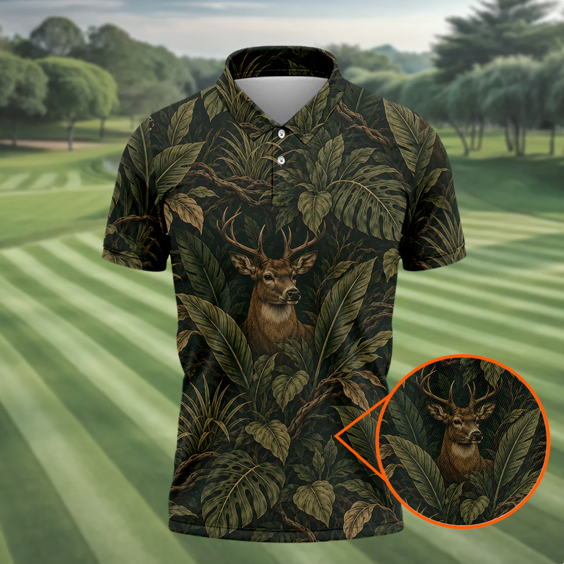Deer Hunting - Polo Shirt SH04