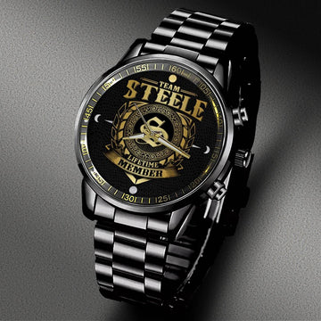 TATRO W8 - LIFETIME MEMBER - Black Fashion Watch Custom Your Name, Best Family Gifts