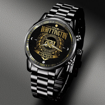 TATRO W8 - LIFETIME MEMBER - Black Fashion Watch Custom Your Name, Best Family Gifts