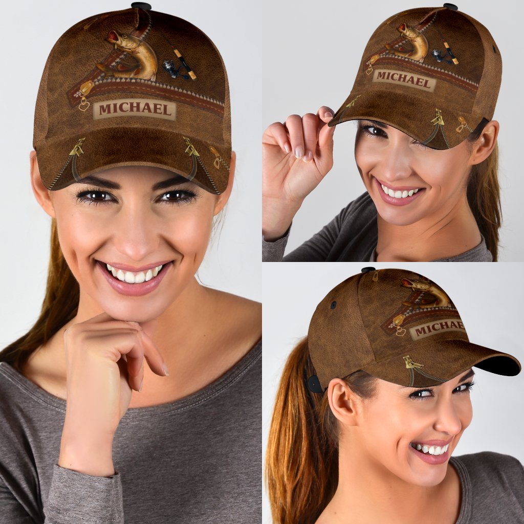 Personalized Fishing Classic Cap, Personalized Gift for Fishing Lovers - CP001CT - BMGifts