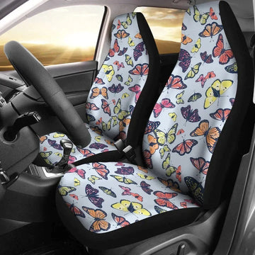 Aesthetic Spring Butterfly Pattern Design Printed Car Seat Covers