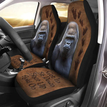 Gorilla Hold on Funny Car Seat Covers, Front Bucket Seat Cover For Car