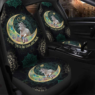 I Love You To The Moon And Back Horse Car Seat Cover Set