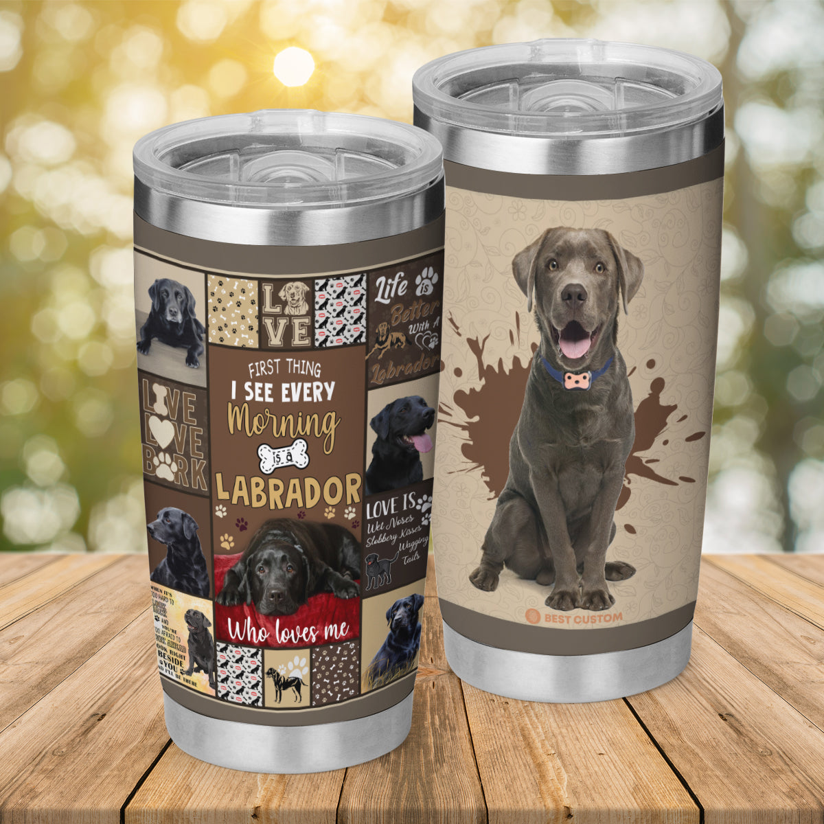 Black Labrador Retriever Every Morning Tumbler Gift for Labrador Dog Lovers Home Decor Bedding Couch Sofa Soft and Comfy Cozy 101.3.jpg