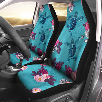 Best Salty Lil' Beach Turtle Seat Cover For Car, Cute Turtle Car Seat Covers