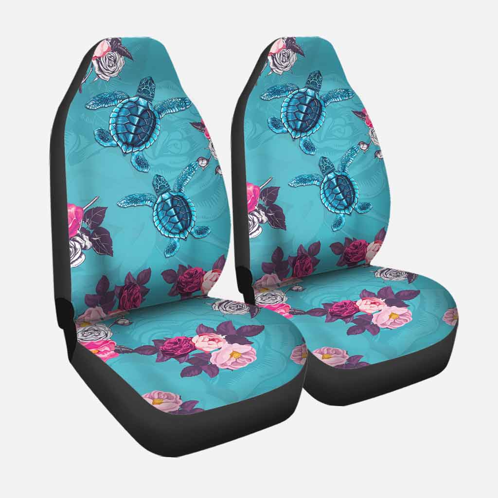 Best Salty Lil' Beach Turtle Seat Cover For Car, Cute Turtle Car Seat Covers