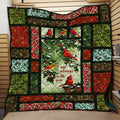 Cardinal Bird Quilt Blanket Dhc091023Vt - 1