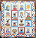 Australian Kangaroo Koala Cla1910013Q Quilt Blanket - 1