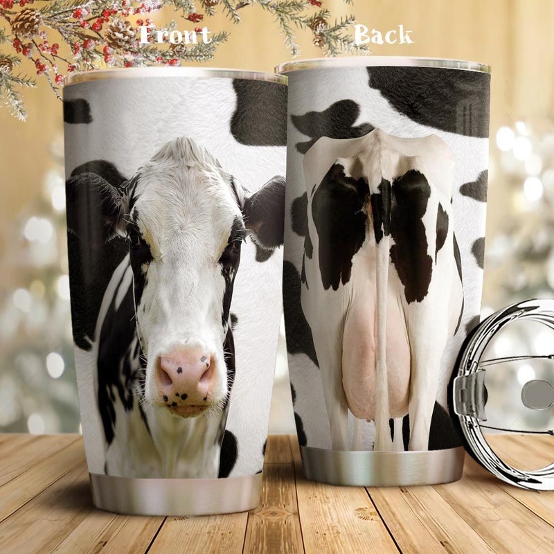 Dairy Cow Stainless Steel Tumbler