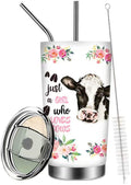 Just A Girl Who Loves Cows Stainless Steel Skinny Tumbler Bulk, Double Wall Vacuum Slim Water Tumbler Cup With Lid, Reusable Metal Travel Coffee Mug 1625124892743.jpg