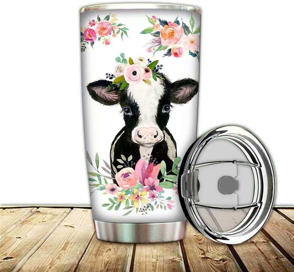 Just A Girl Who Loves Cows Stainless Steel Skinny Tumbler Bulk, Double Wall Vacuum Slim Water Tumbler Cup With Lid, Reusable Metal Travel Coffee Mug 1625124892744.jpg