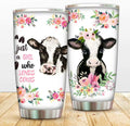 Just A Girl Who Loves Cows Stainless Steel Skinny Tumbler Bulk, Double Wall Vacuum Slim Water Tumbler Cup With Lid, Reusable Metal Travel Coffee Mug 1625124892747.jpg