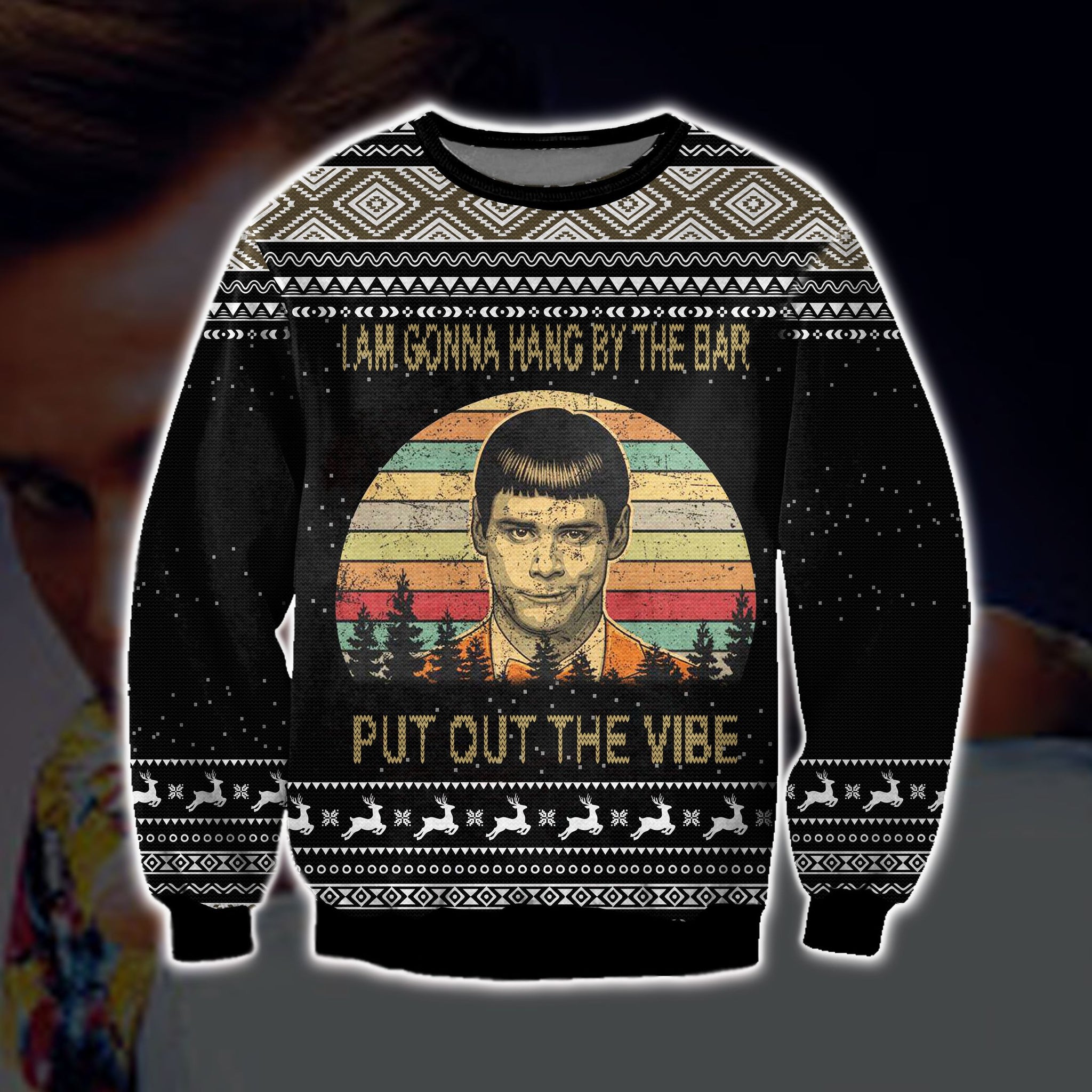 Dumb And Dumber To 3D Print Ugly Christmas Sweater