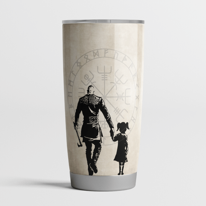 Viking Dad To My daughter Never Feel That You Are Alone Tumbler Birthday Gift For Daughter From Dad 1641960062441.png