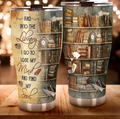 And Into The Library - Bookworm Vintage Tumbler Gift For Reading Book Lovers 1642215247513.png