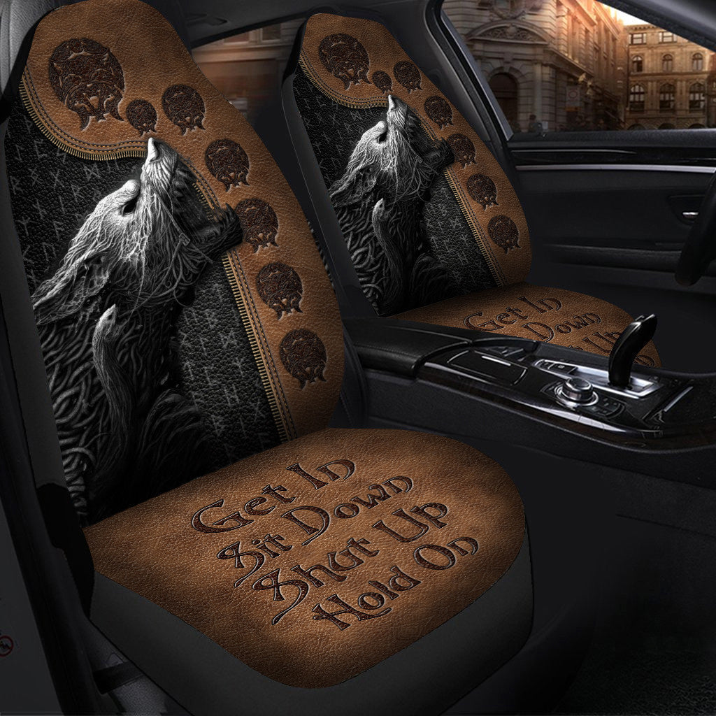 Viking Fenrir Hold on Car Seat Covers Universal Fit - Set 2