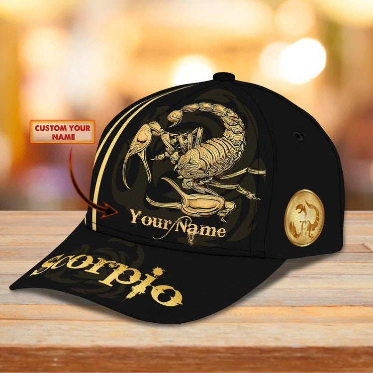 Personalized Scorpio 3D Classic Cap All Over Printed For Scorpio Lovers Cap