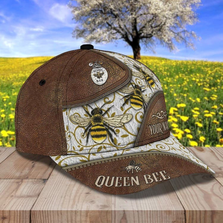 Customized Queen Bee Cap for Girl Who Love Bees, Bee Hat for Her Birthday