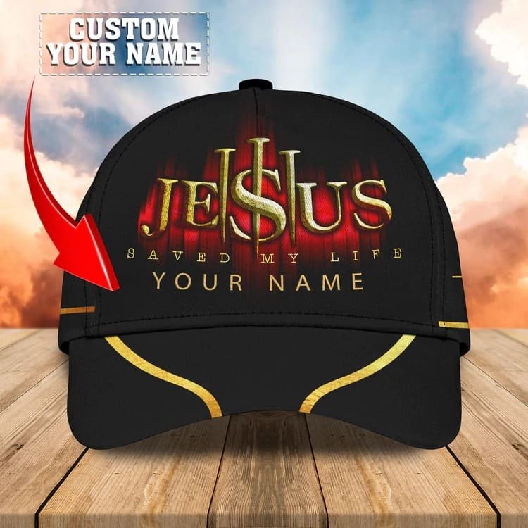 Personalized Jesus Save of My Life Cap, Jesus Cap for Christian Who believe in Jesus