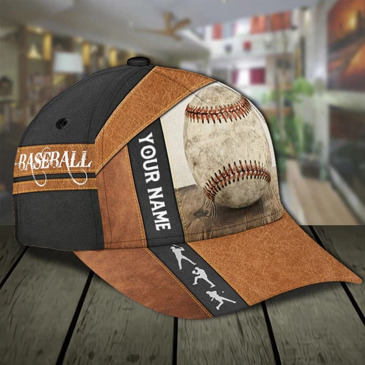 Personalized Baseball Classic Cap for Dad, Son, 3D Baseball Hat for Baseball Players Lovers