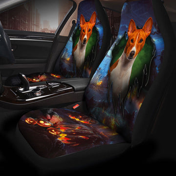 Basenji Dog Halloween Car Seat Covers