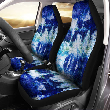 Ice Tie Dye Car Seat Covers Custom Hippie Car Accessories