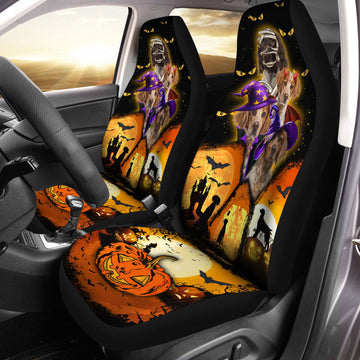 Brittany Halloween Pumpkin Scary Car Seat Covers