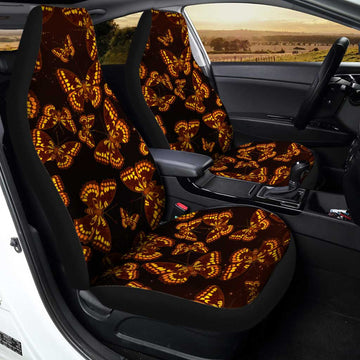 Painted lady Butterfly Car Seat Covers Custom Insect Car Accessories