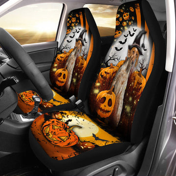 Brittany Halloween Pumpkin Scary Moon Car Seat Covers