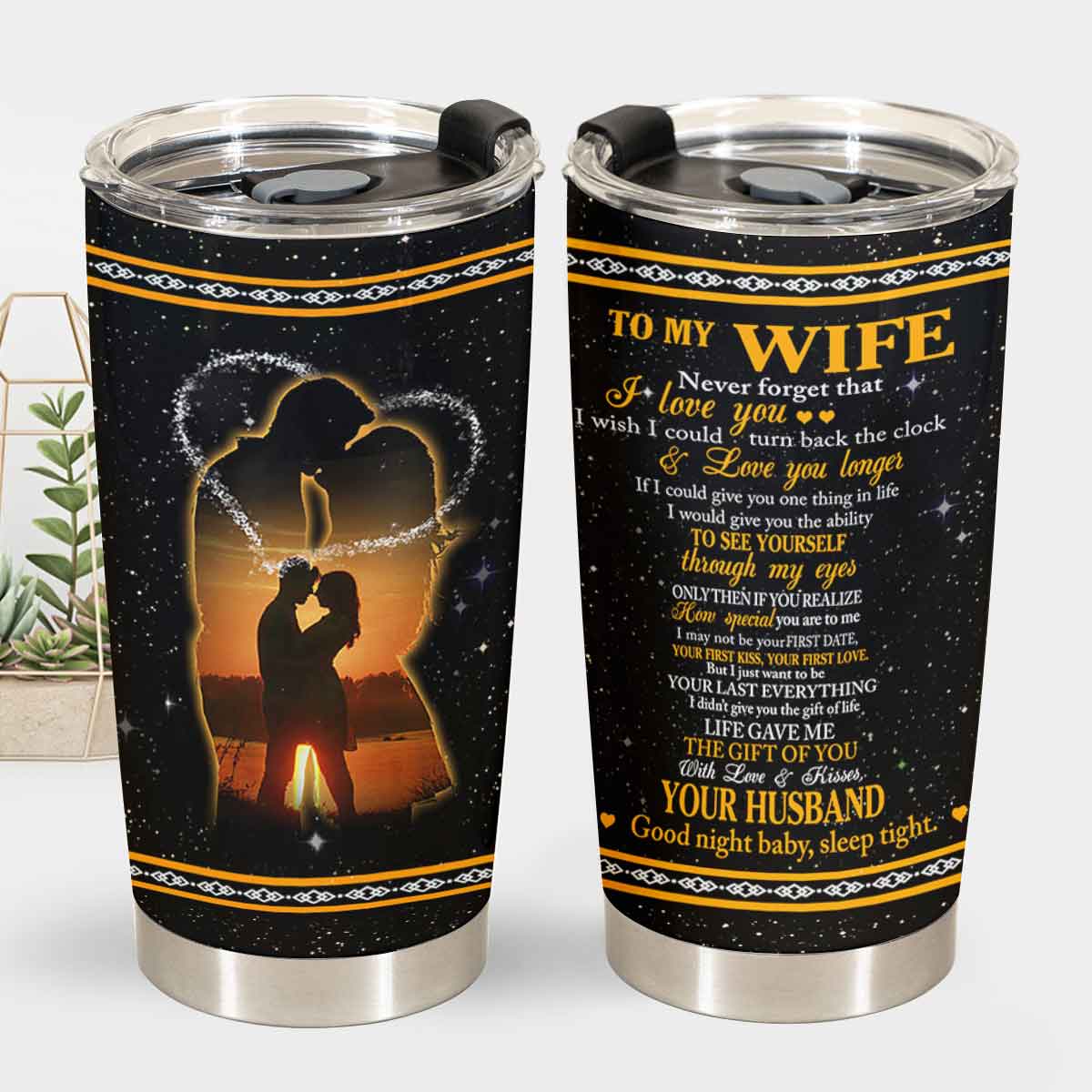 Gift For Wife Tumbler, To My Wife Never Forget That I Love You Gift From Husband 1666667156223.jpg