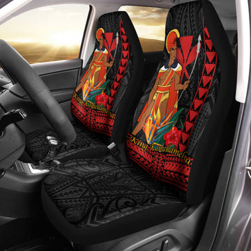 King Kamehameha I Day Polynesian Tribal Car Seat Covers