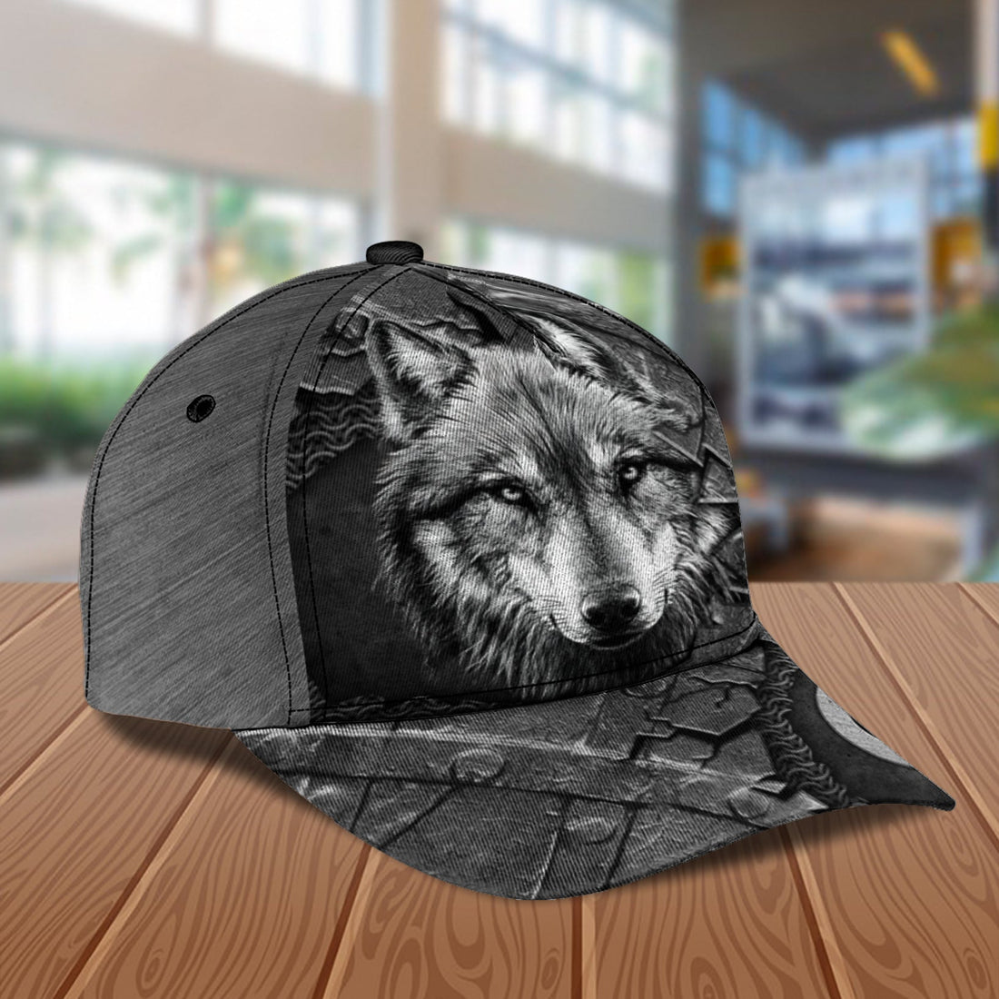 Personalized Wolf Classic Cap, Personalized Gift for Wolf Lovers - CP768PS06 - BMGifts