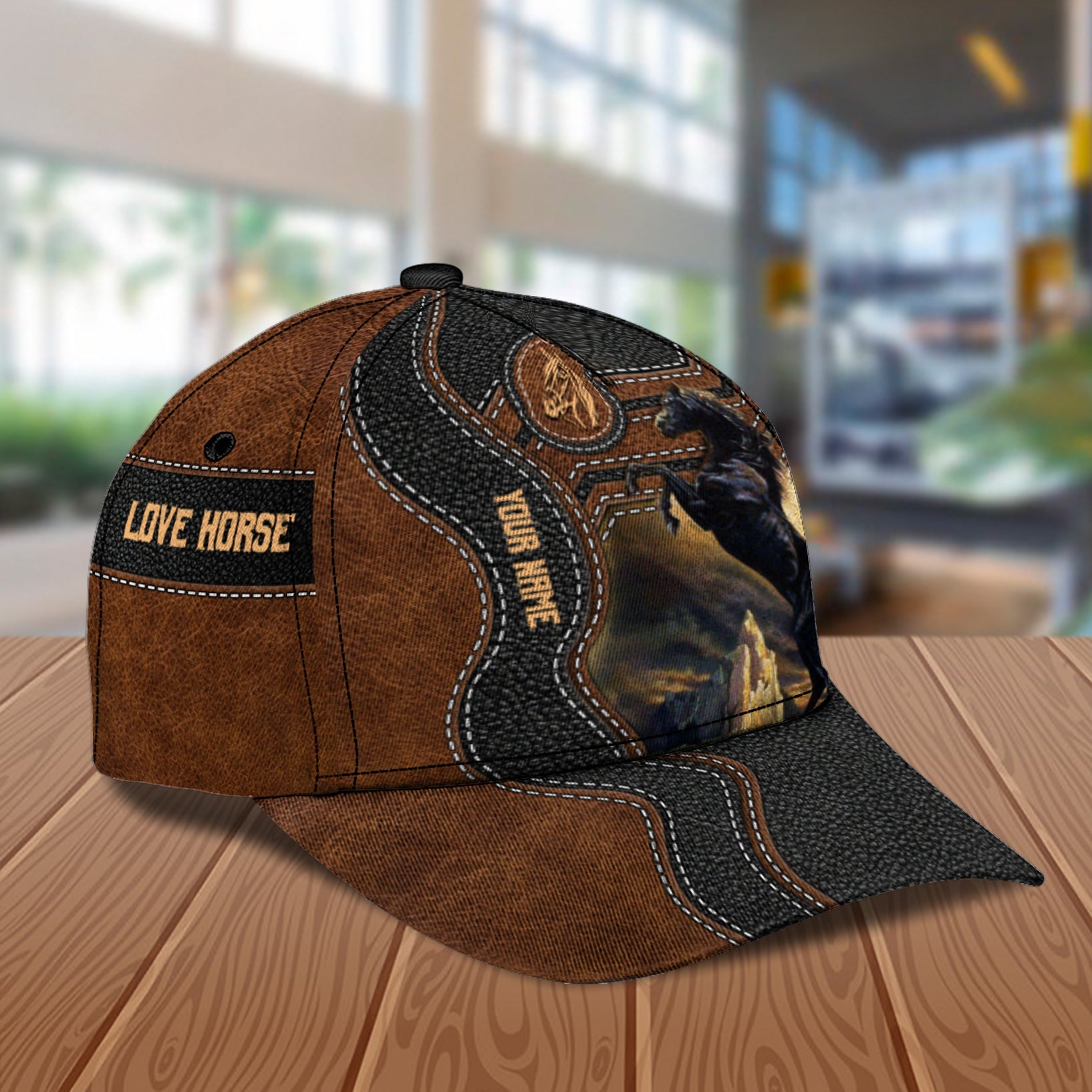 Personalized Horse Classic Cap, Personalized Gift for Horse Lovers - CP716PS06 - BMGifts