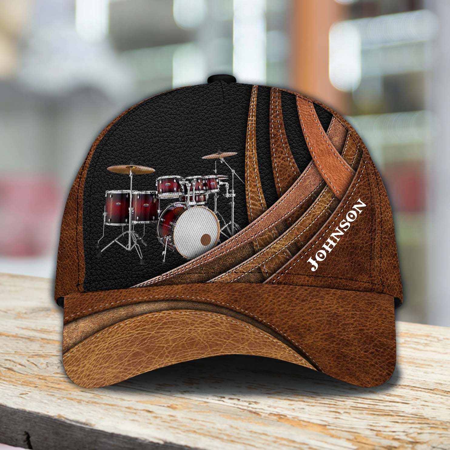 Personalized Drum Classic Cap, Personalized Gift for Music Lovers, Drum Lovers - CPB63PS06 - BMGifts