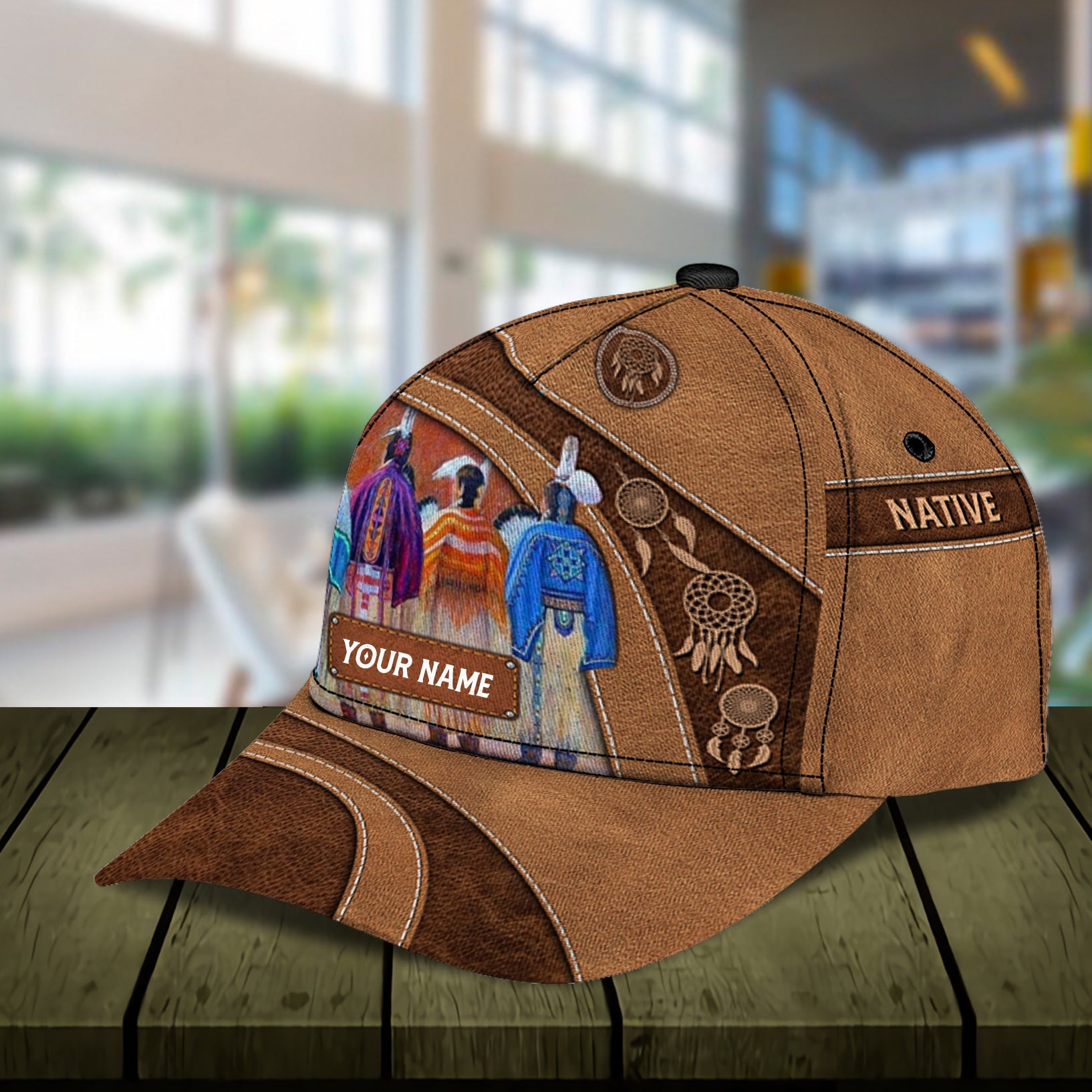 Personalized Native Classic Cap, Personalized Gift for Native Americans CP161PS06 - BMGifts