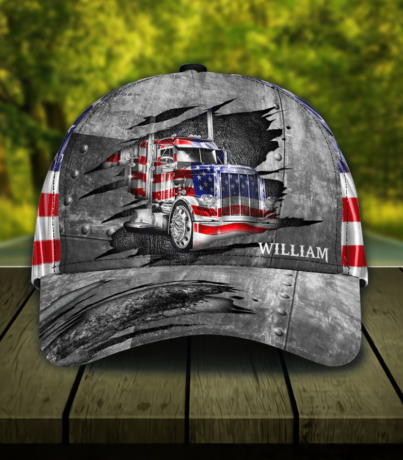 Personalized Trucker Classic Cap, Personalized Gift for Truckers - CP267PS06 - BMGifts