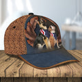 Cool Dogs With USA Flag Dog Personalized Classic Cap, Personalized Gift for Dog Lovers, Dog Dad, Dog Mom - CP106PS01 - BMGifts