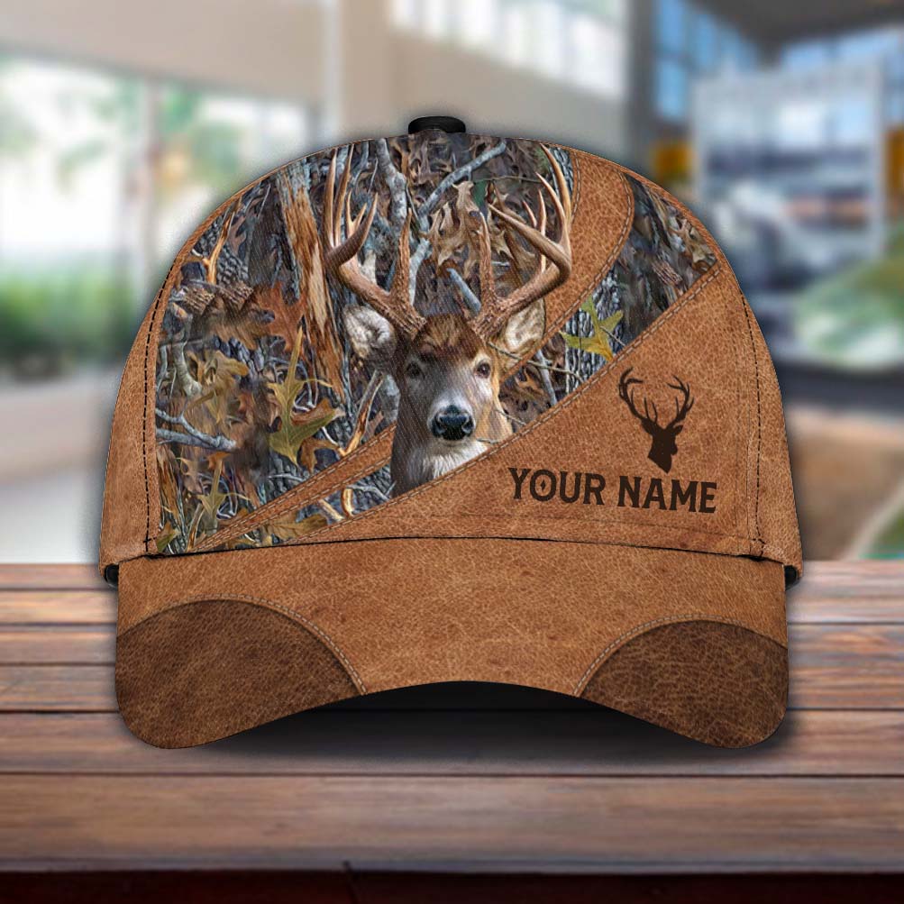 Personalized Deer Classic Cap, Personalized Gift for Deer Lovers, Hunting Lovers - CP525PS06 - BMGifts