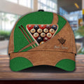 Personalized Billiard Classic Cap, Personalized Gift for Billiard Snooker Lovers, Billiard Snooker Players - CP629PS06 - BMGifts