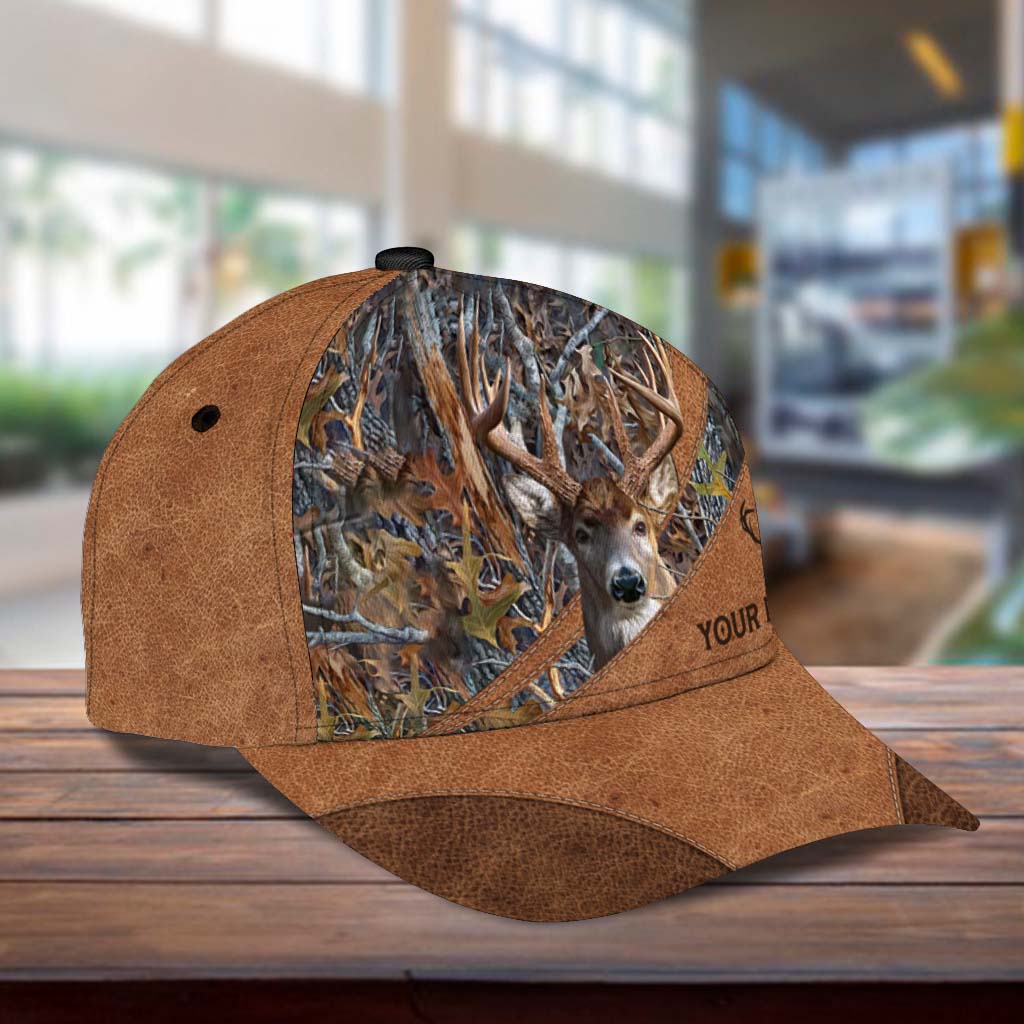 Personalized Deer Classic Cap, Personalized Gift for Deer Lovers, Hunting Lovers - CP525PS06 - BMGifts