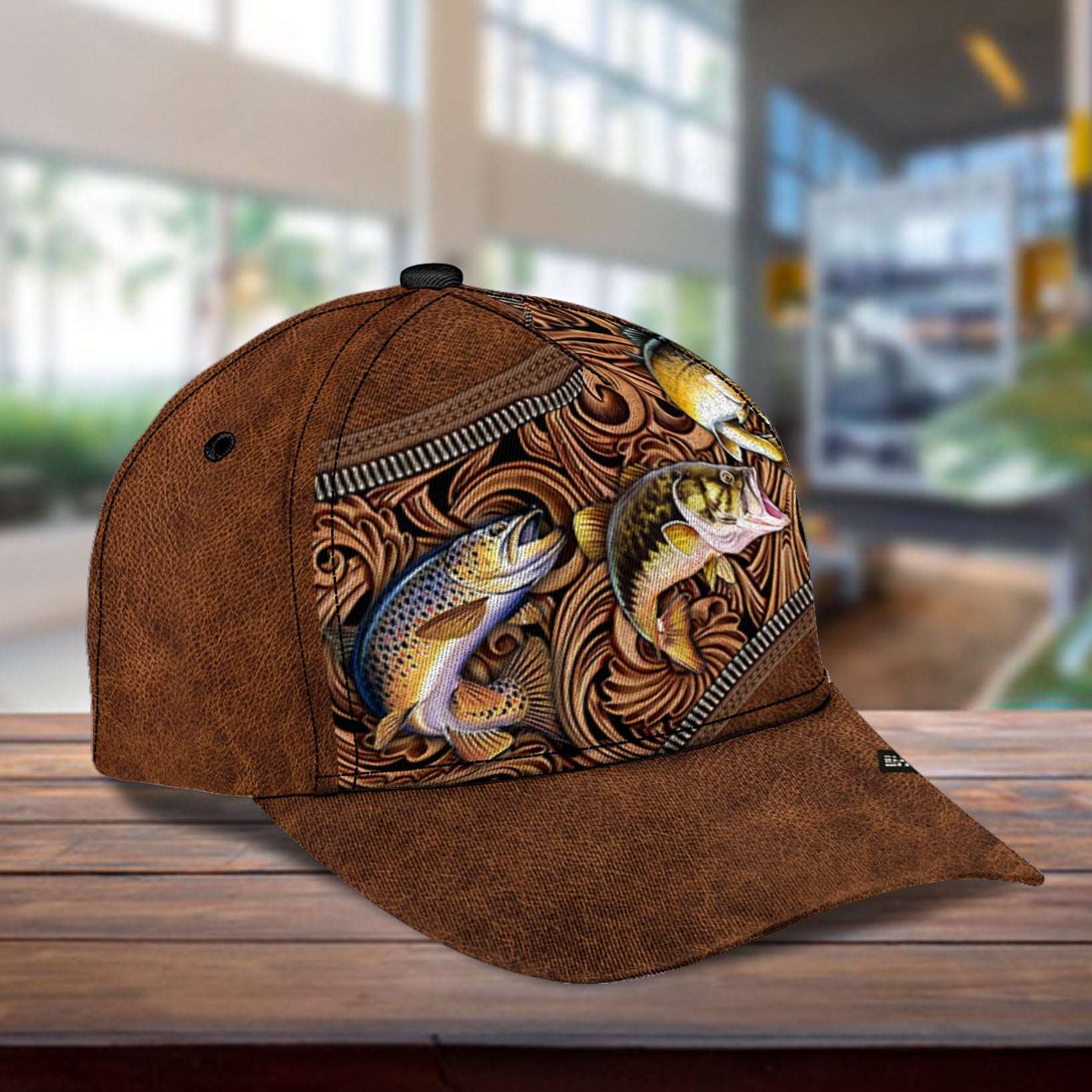 Personalized Fishing Classic Cap, Personalized Gift for Fishing Lovers - CP414PS06 - BMGifts