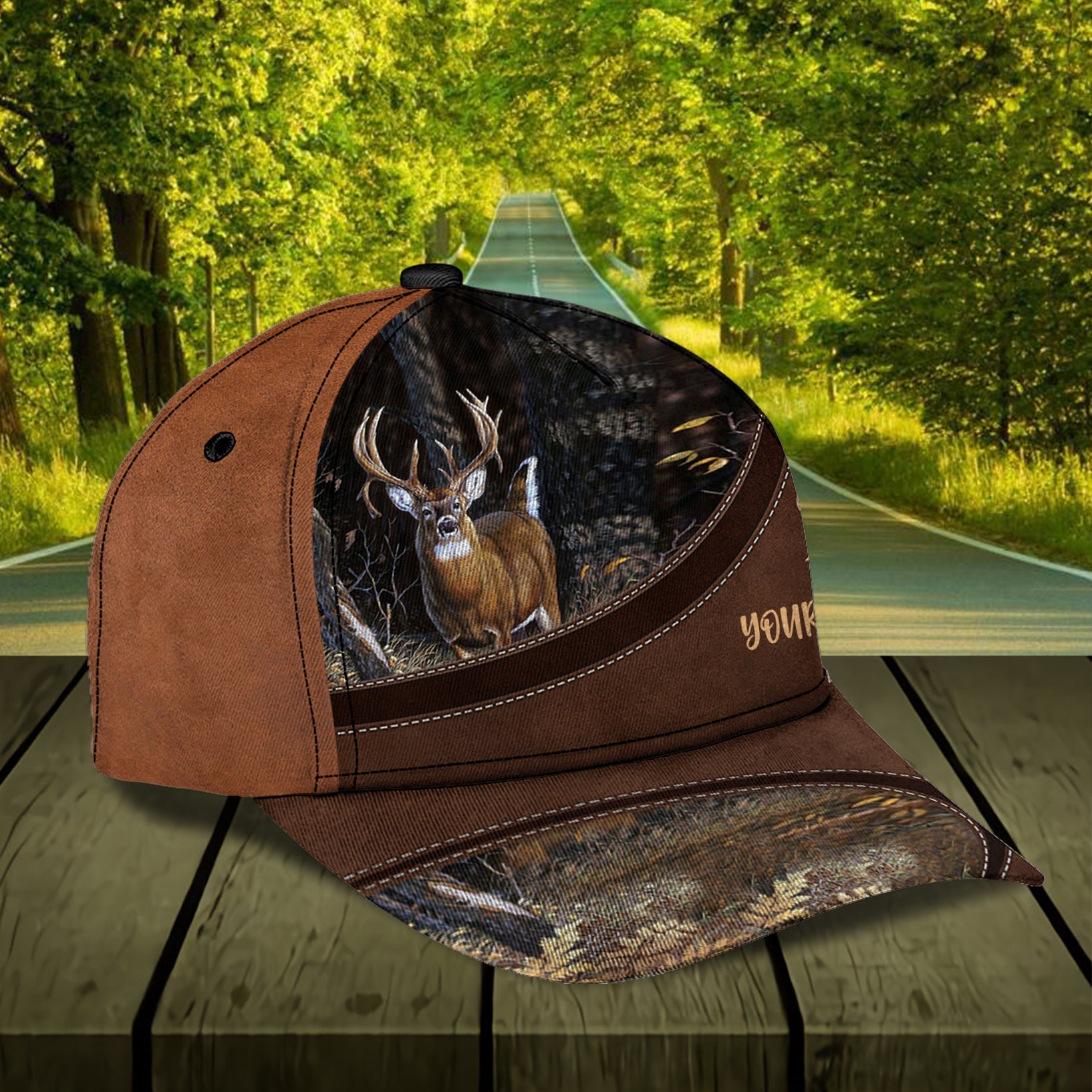 Personalized Deer Classic Cap, Personalized Gift for Deer Lovers, Hunting Lovers - CP857PS06 - BMGifts