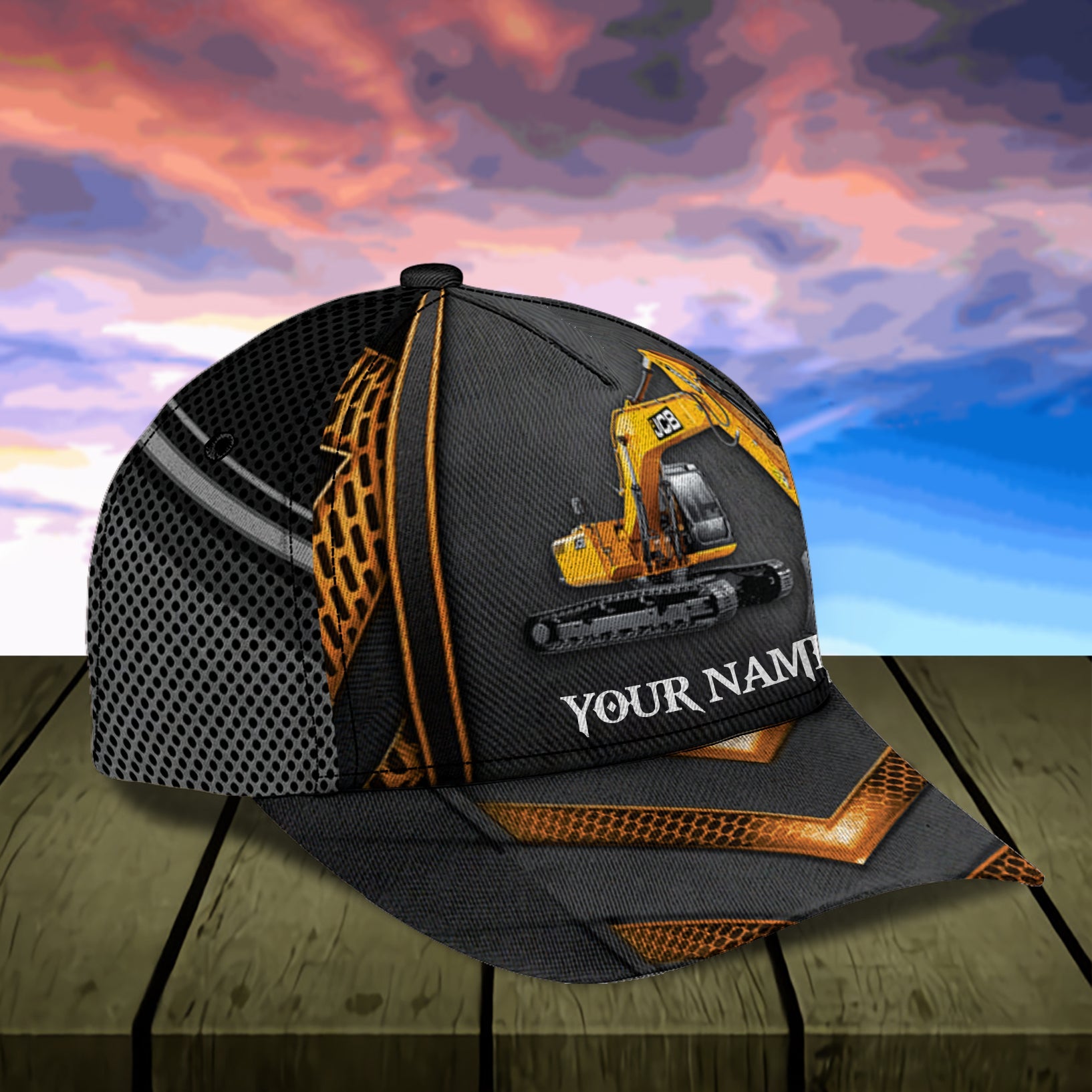 Personalized Excavator Classic Cap - CP459PS06 - BMGifts